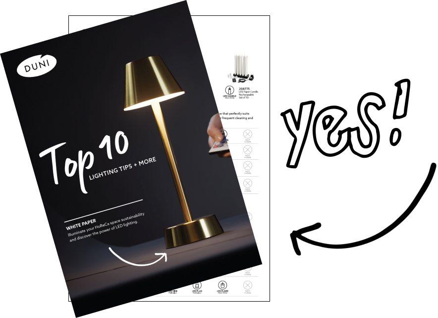 White paper led lights
